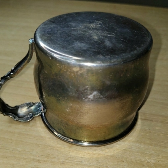 Silver plated baby cup - Picture 7 of 7